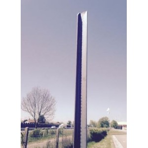 Piquet de Parc Agricole en T, acier brut, Hauteur 2 m par 100 unités