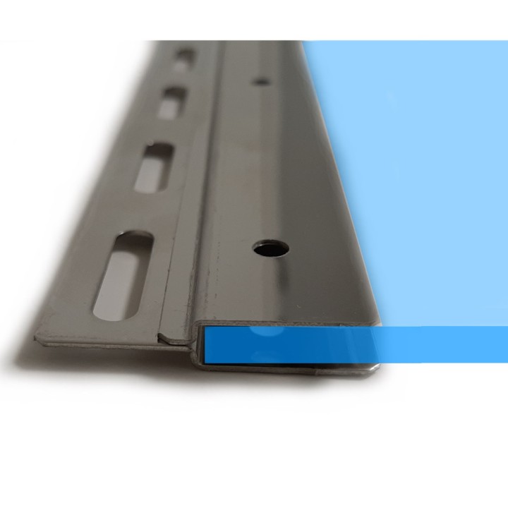 Kit plaquette 20 cm, pour lanière PVC transparente