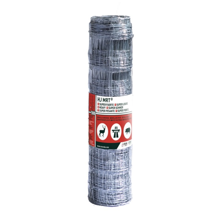 Grillage noué "Super Lourd" type gibier galvanisation riche, rouleau 50 m
