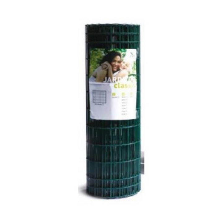 Grillage Soudé Vert Qualité Classic maille 100x50mm rouleau de 25m
