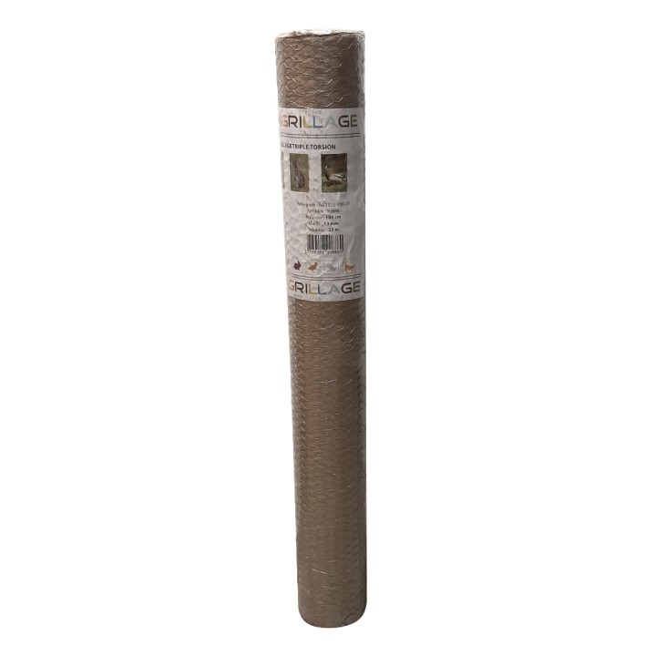 Grillage Triple Torsion 100 cm AGRILLAGE -  Longueur 25m
