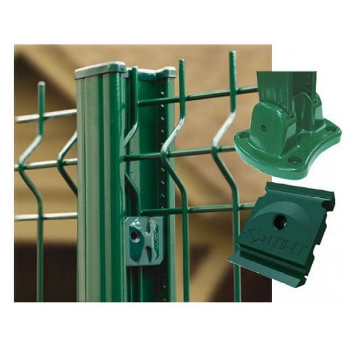 Piquet de Clôture Moreda EASYCLIP Vert Haut de Gamme pour panneau rigide