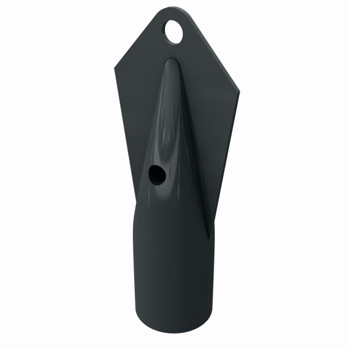 Jambe de force tubulaire Quickfix Gris Anthracite