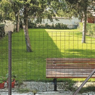 Grillage Soudé Gris Anthracite 7016 Qualité Classic maille 100x50mm rouleau de 25m