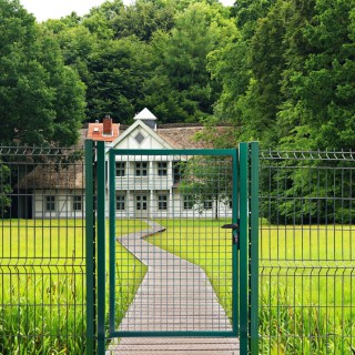 Portillon Grillagé Vert CLASSIC - Largeur 1m