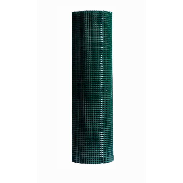 Grillage Soudé Maille Carrée Plastifié Vert