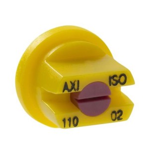 Buse AXI 110° standard ou Fast-Cap Albuz à fente à grand champ de pression - Jaune