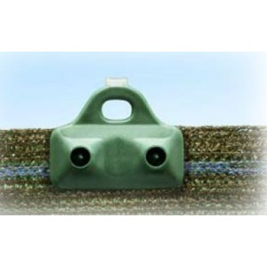Clips Vert 2 points Anti-UV Spécial Brise-vue - Sachet de 100