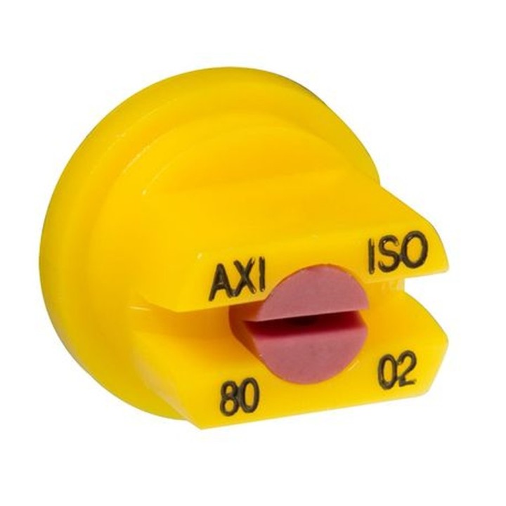 Buse AXI 80° standard ou Fast-Cap Albuz à fente à grand champ de pression - Jaune