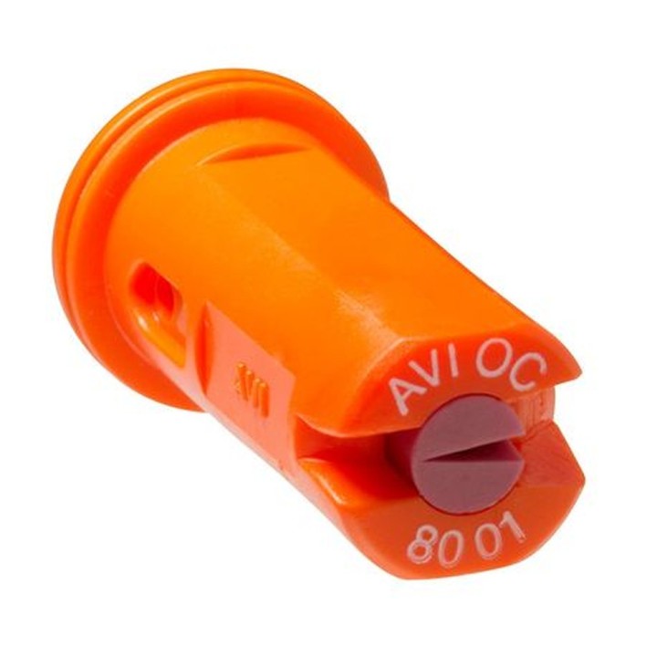 Buse AVI OC 80° standard ou FAST-CAP Albuz bout de rampe à aspiration d'air - Orange