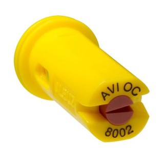 Buse AVI OC 80° standrd ou FAST-CAP Albuz bout de rampe à aspiration d'air - Jaune