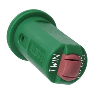 Buse AVI TWIN 110° standard ou FAST-CAP Albuz à double fente anti-dérive - Verte