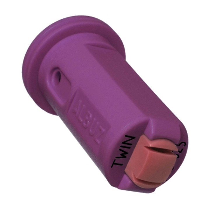 Buse AVI TWIN 110° standard ou FAST-CAP Albuz à double fente anti-dérive - Lilas