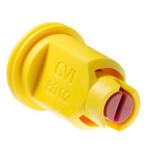 Buse CVI 80° Albuz à fente anti-dérive à aspiration d'air compact - Jaune