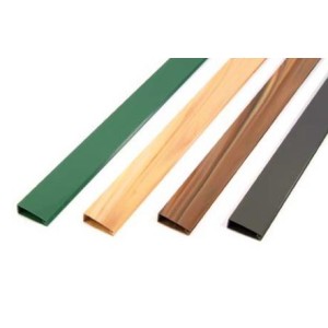 Lamelles d'occultation PVC Vert panneau rigide 2m50