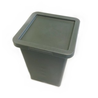 Bacs de stockage avec couvercle Plast'Up, 120 L coloris au choix