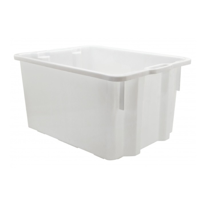 Bacs alimentaires, blanc - 50, 65 ou 90 litres