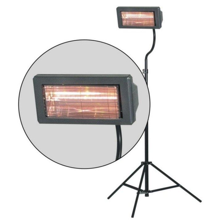 Chauffage portable rayonnant infrarouge MT 22 Sovelor, électrique - 230 V, 2 KW