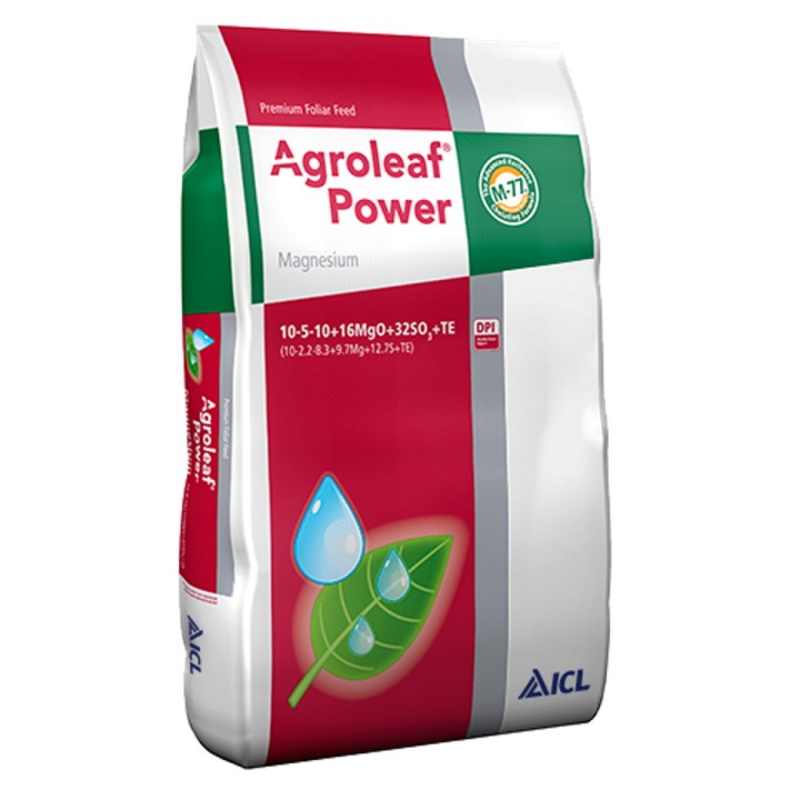 Engrais Poudre Foliaire Agroleaf Power 10-5-10+16MgO+32SO3+OE