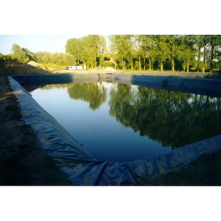 Bâche noire pour bassin PE 350µ, dim. 15 x 10 m