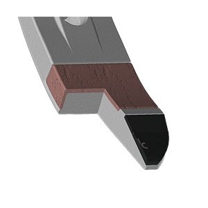Soc déchaumeur carbure Horsch Terrano 255x80x27 mm