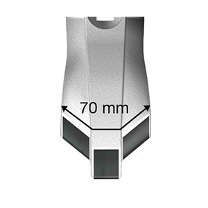 Soc carbure Kongskilde Vibroflex 283x65x22 mm