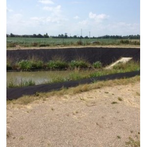 Feutre de paillage biodégradable 48 mois - 190gr/m2 - PLA + chanvre - Long 100 m