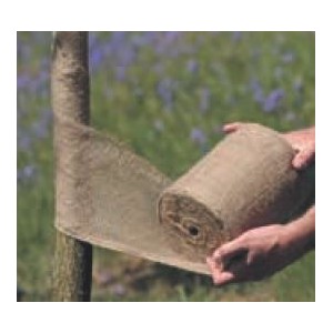 Bande de jute BIO à clouer largeur 20cm Rouleau de 50m
