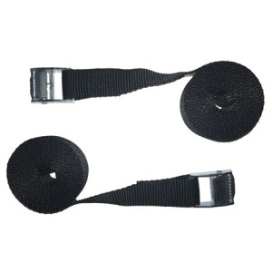 Pack de 2 Sangles 25mm x 2,5m avec boucles Zamak haute résistance