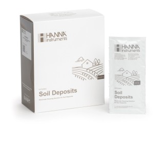 Solution nettoyage Hanna Instruments, pour électrodes, sols, 25 sachets