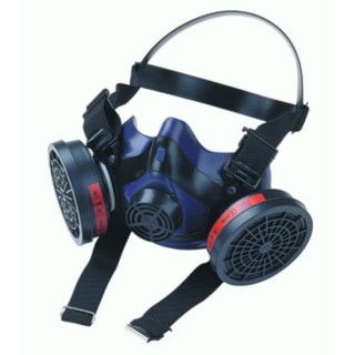 Demi Masque PREMIUM F950 bleu réutilisable