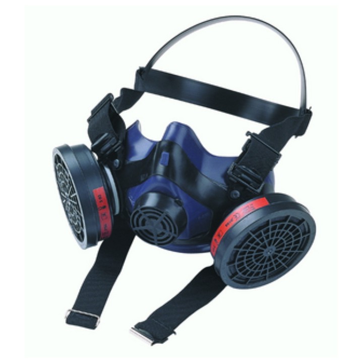 Demi Masque PREMIUM F950 bleu réutilisable