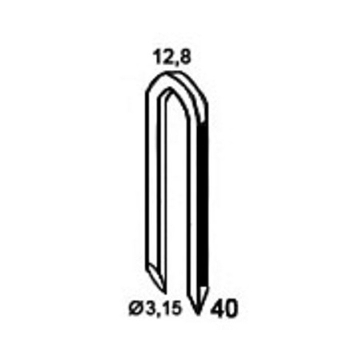 Crampillon en bandes 3,15mm pour cloueur Alsafix