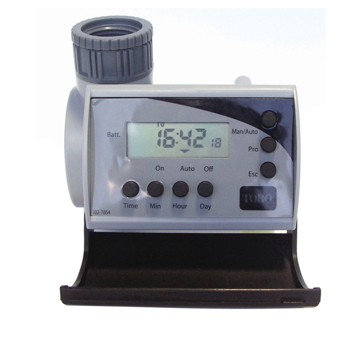 Programmateur nez de robinet électronique Toro TTT-9V, vanne incorporée, à pile