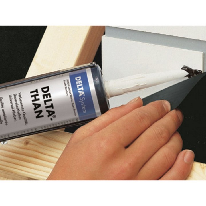 Colle Delta-Than pour toiles de paillage et géotextiles, cartouche 310 ml