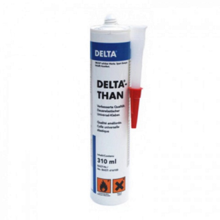 Colle Delta-Than pour toiles de paillage et géotextiles, cartouche 310 ml