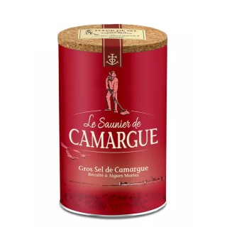 Sel gros Le Saunier de Camargue, boite métal 1 kg