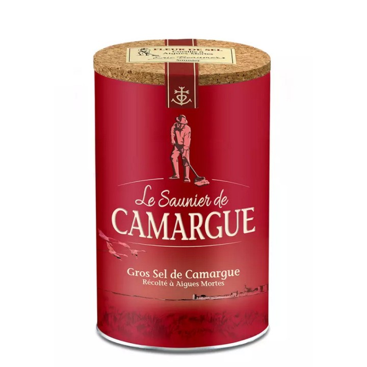 Sel gros Le Saunier de Camargue, boite métal 1 kg