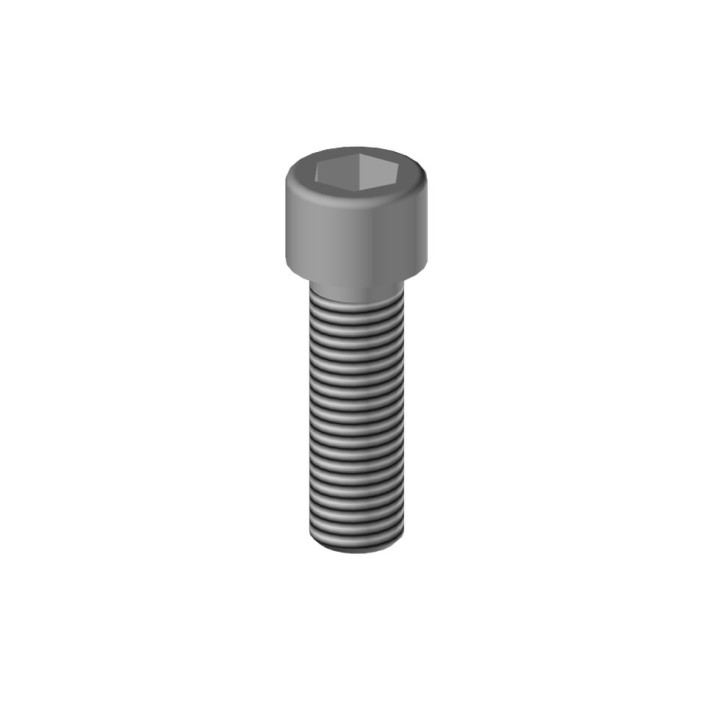 25 boulons (vis + écrou) Ø 14 mm, longueur 45 mm, tête HC cylindrique - Pas 150