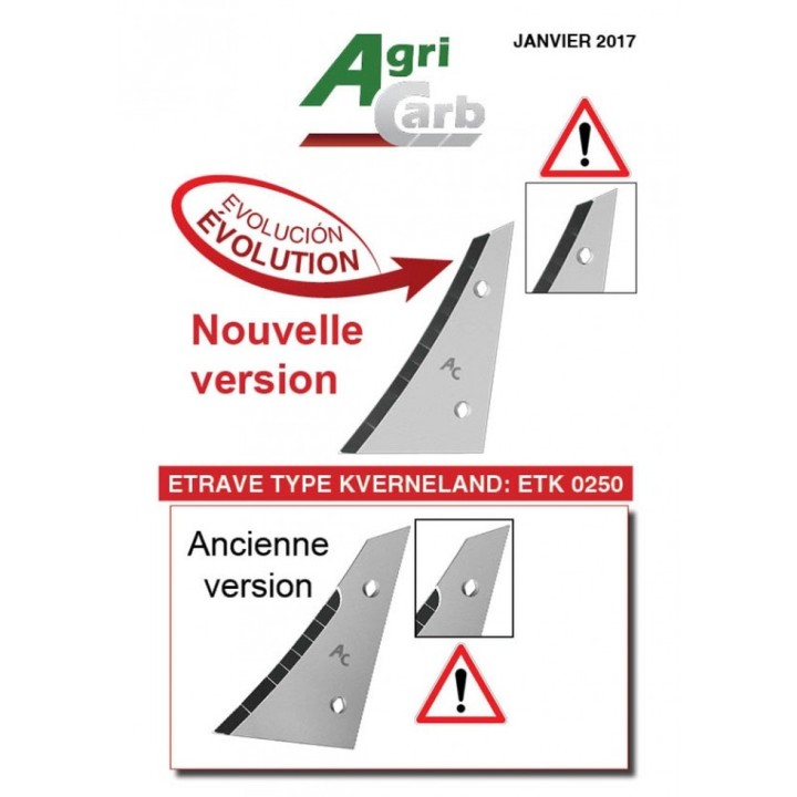 Etrave Kverneland 073251 Gauche