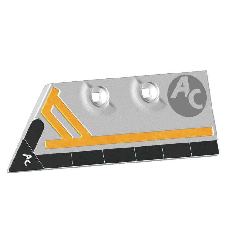 Soc rasette boulonnée Kuhn-Huard 631109-631112 270x100x18 mm Gauche