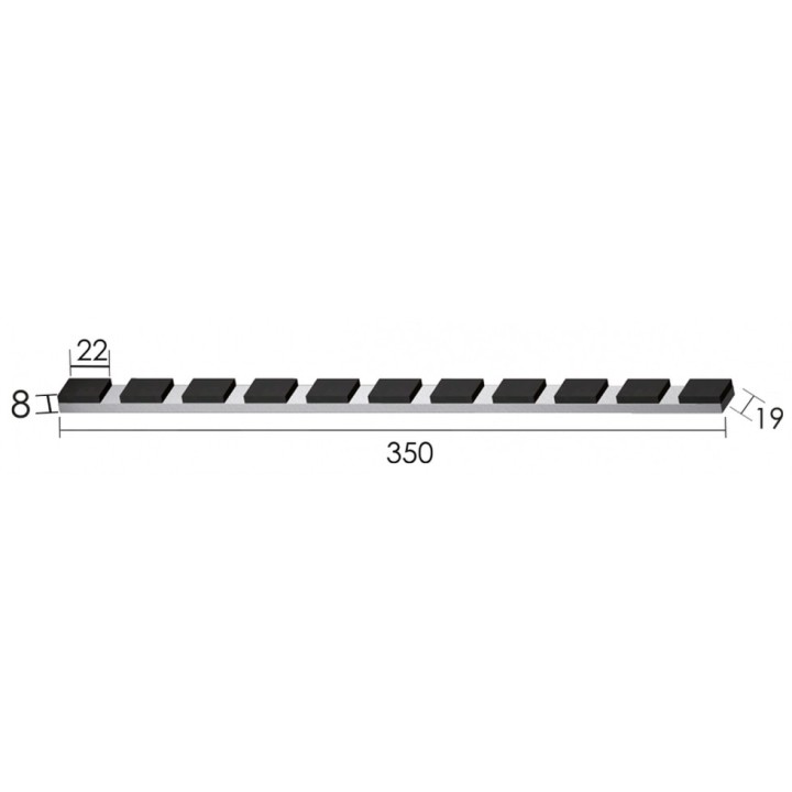 Mise à souder Universelle pour recharger pour jonc bettrave 350x20x6 mm