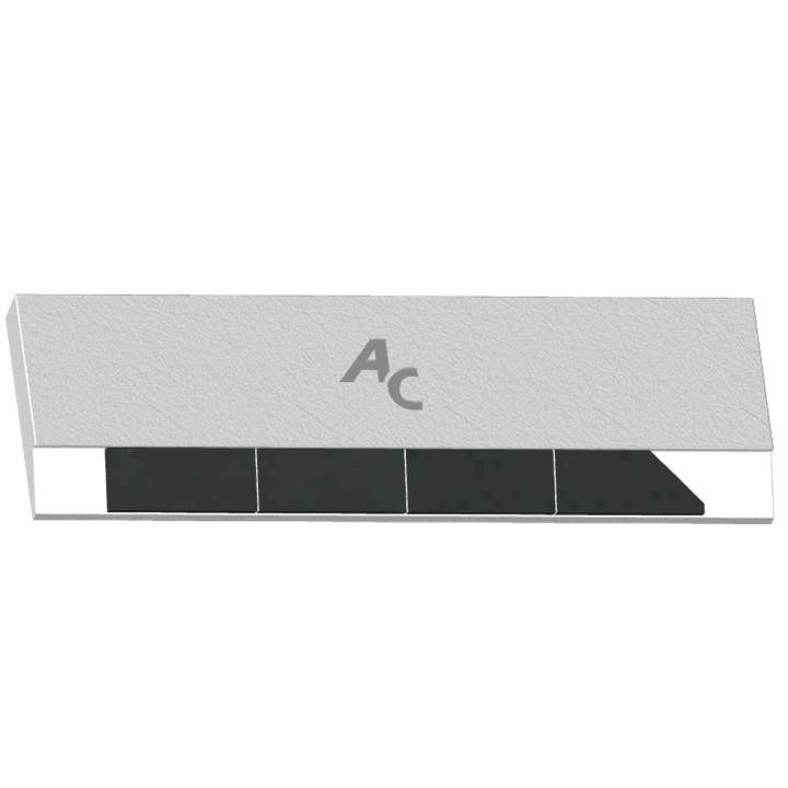 Bord à souder Universel pour aileron 180x70x14 mm Droit