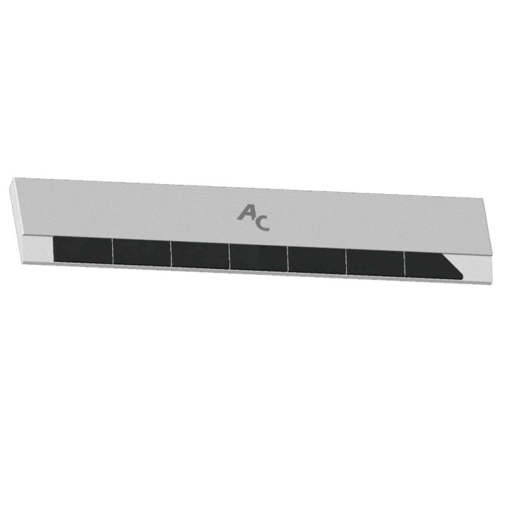 Bord à souder Universel pour aileron 315x70x14 mm Droit