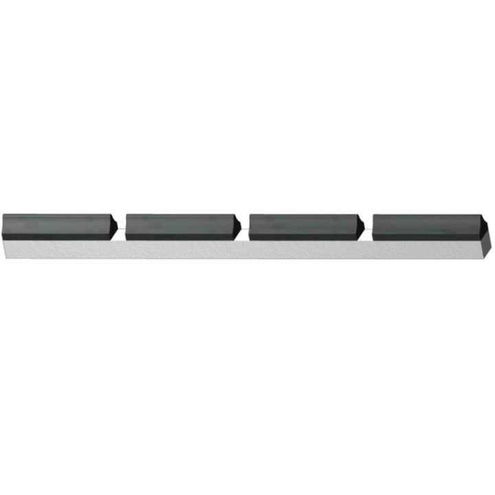 Mise à souder plate profil maison Universelle 200x10x12 mm 4 PL.