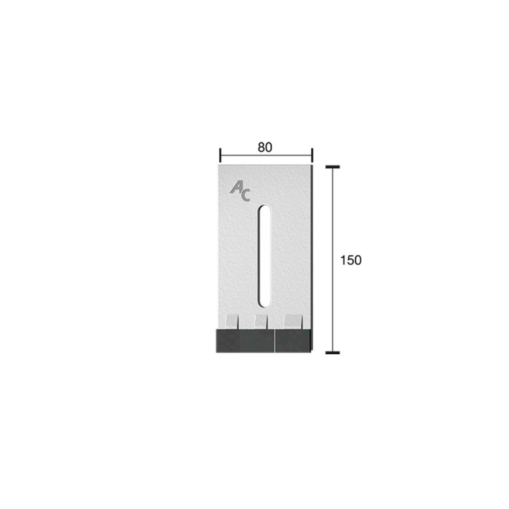 Grattoir Alpego 1308 150x80x5 mm