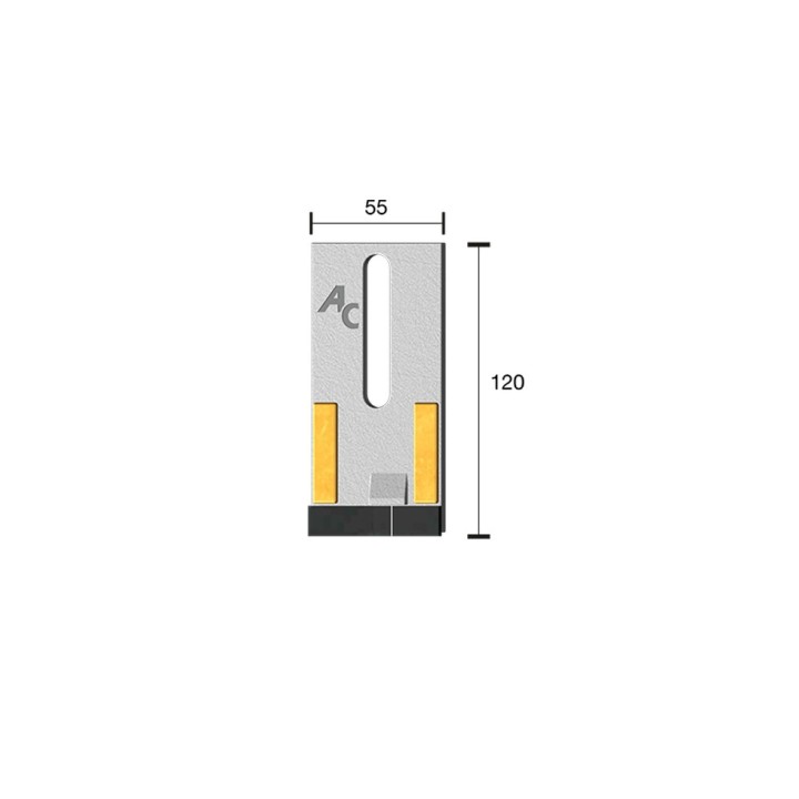 Grattoir Amazone 6040200 115x55x5 mm