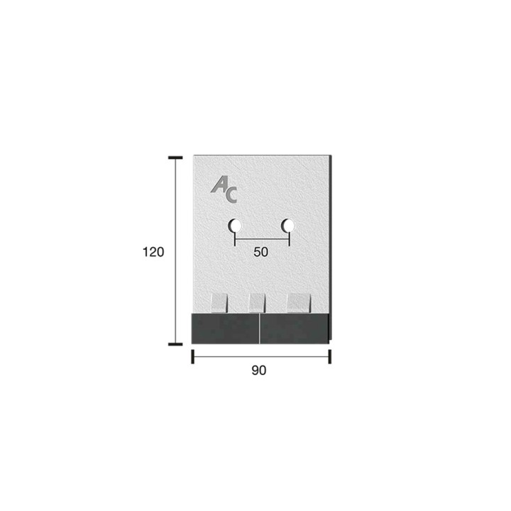 Grattoir Dutzi 255038001 115x90x5 mm