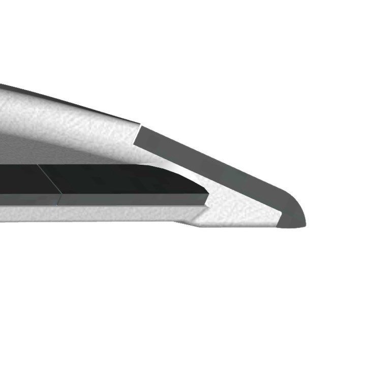 Soc triangulaire monobloc Universel 300x210x20 mm