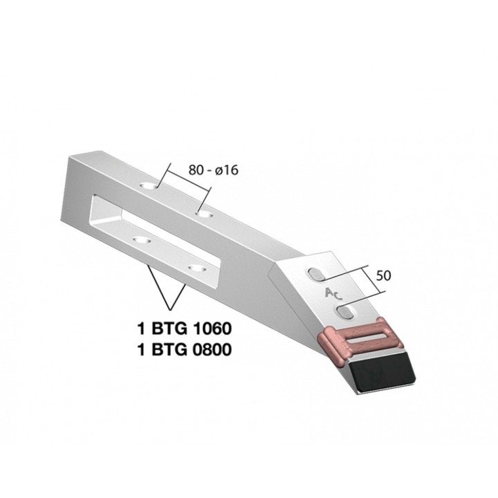 Bec lame décompacteur rechargé Souchu-Pinet, Tip-Top, Askel 160x70x20 mm